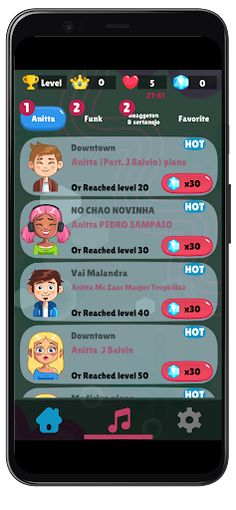 Musicas Anitta Piano Tiles - Screenshot 4