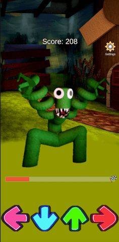 FNF Rainbow Green Mod Test - Screenshot 3