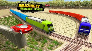 Train Racing 3d- Bus Vs Train - Screenshot 3