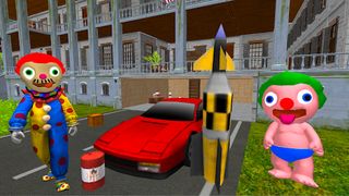 Clown Daddy Neighbor - Screenshot 1