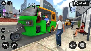 city tuk tuk rickshaw games - Screenshot 1
