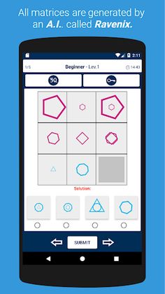 IQ Test: Raven Matrices - Screenshot 2