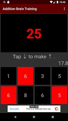 Addition brain training - Screenshot 2