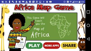 Africa Map Puzzle Drag & Drop - Screenshot 1