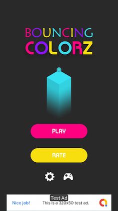 Bouncing Color Balls Bricks - Screenshot 1