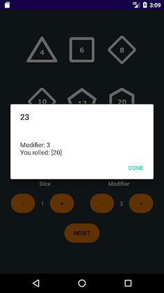 RPG Dice Roller - Screenshot 4