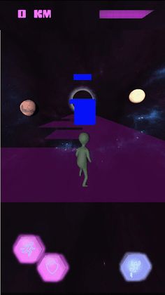 Nyzak - space Infinite runner - Screenshot 4