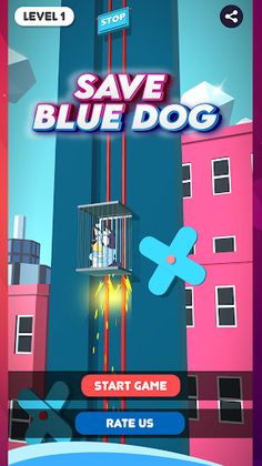 Save Blue Dog - Screenshot 1