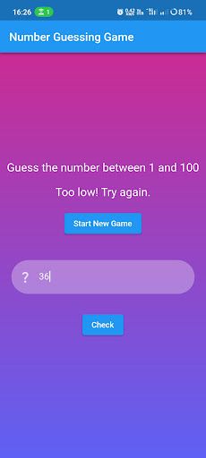 Guess The Number - Screenshot 3