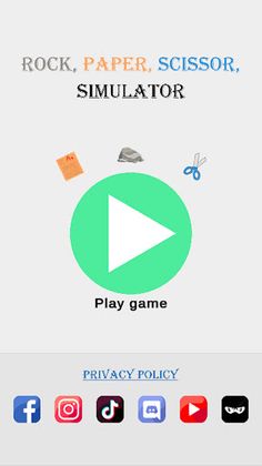 Rock Paper Scissor - Simulator - Screenshot 1
