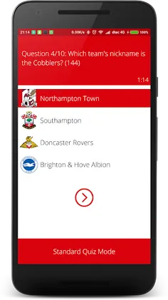 EMBRO's Football Quiz - Screenshot 3