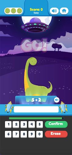 Dino Math Quest - Math Games - Screenshot 4