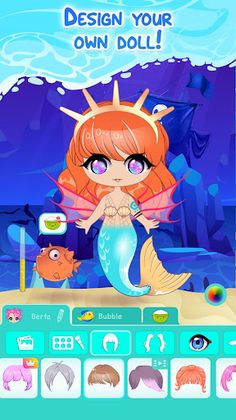 Princess Mermaid Dress Up Game - Screenshot 2
