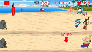 SantaShark vs. Zombies - Screenshot 2