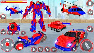 US Robot Car Transform Games - Screenshot 1