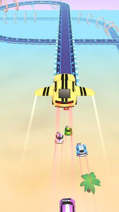 Turbo Speed Car Racing-Fly Car - Screenshot 2