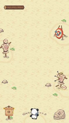 Panda Ken Throwing Shuriken - Screenshot 3