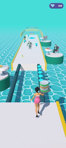 Waitress Walk 3D - Screenshot 3