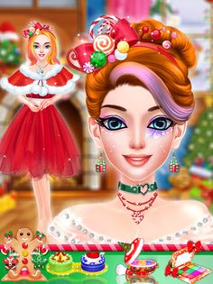 Christmas DressUp & Makeup Sal - Screenshot 3