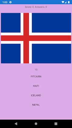 Country Flags Quiz - Screenshot 1
