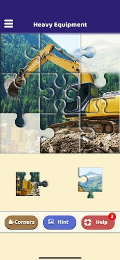 Heavy Equipment Puzzle - Screenshot 1