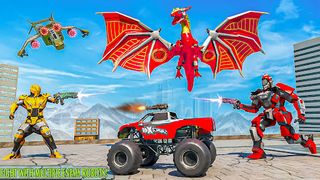 Flying Dragon Robot War Game - Screenshot 3