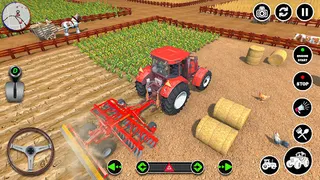Farming Games: Tractor Game 3D - Screenshot 1
