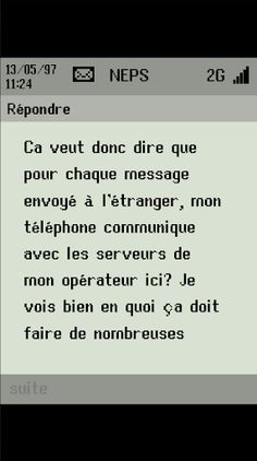 Nous nous écrirons plus souven - Screenshot 1