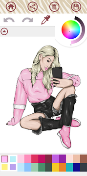 Fashion Color Book Style Games - Screenshot 3