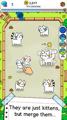 Cat Evolution: Merge Animals - Screenshot 1