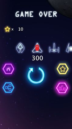 Neon Galawars Rocket - Screenshot 3