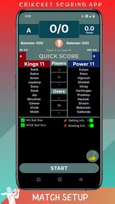 Cricket Scoring App - Screenshot 3