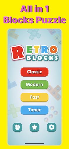 Retro Blocks Puzzle : Peconi - Screenshot 1