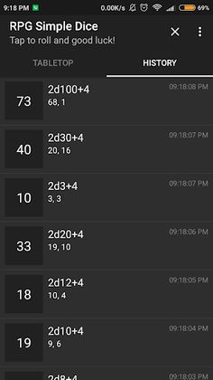 RPG Simple Dice - Screenshot 3