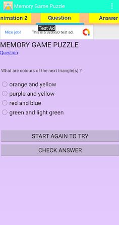Memory Game Puzzle - Screenshot 3