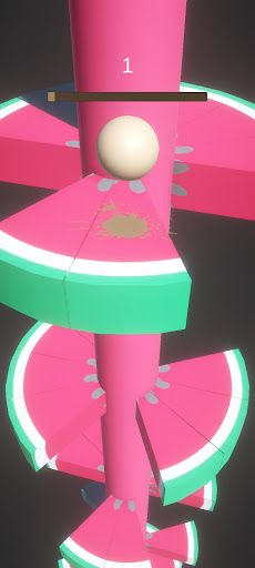 Helix Jump Fruit - Screenshot 1