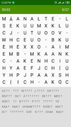 Sopa de Letras en Maya - Screenshot 4