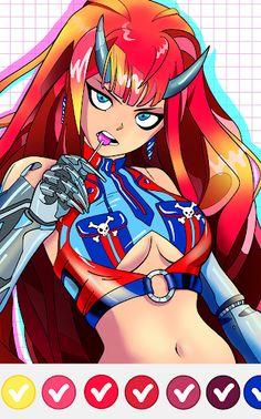 Anime Manga Color by Numbers - Screenshot 1
