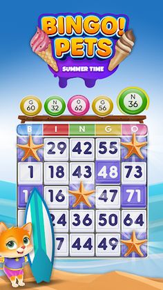 Bingo Pets: Summer bingo game - Screenshot 1