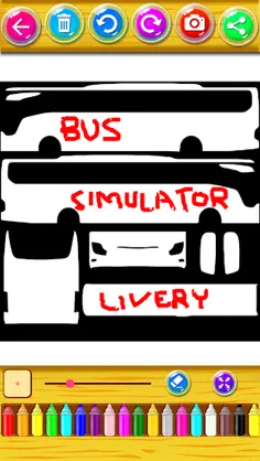Mewarnai Livery Bus Simulator - Screenshot 3