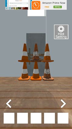 Escape from Cones Room - Screenshot 4