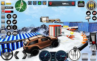 Extreme Jeep Snow Stunts - Screenshot 2