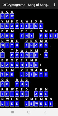 OT Bible Cryptograms - Screenshot 2