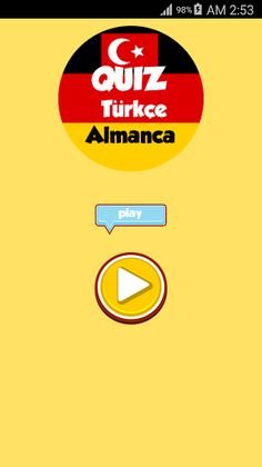 Türkçe Almanca Quiz - Screenshot 1