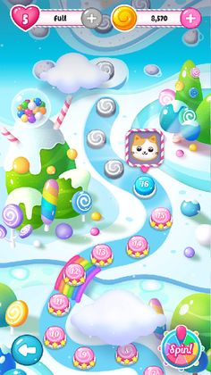 SNOWCATS : candy 3match - Screenshot 2
