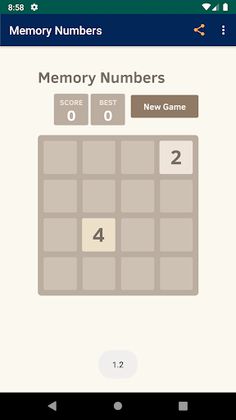 Memory Numbers 2048 - Screenshot 2