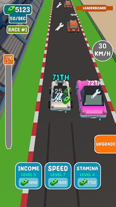 Merge Car Racing - Screenshot 1