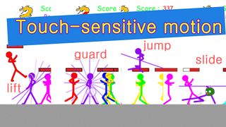 StickMan Touch Action - Screenshot 2