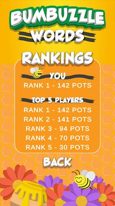 Bumbuzzle Words - Screenshot 4