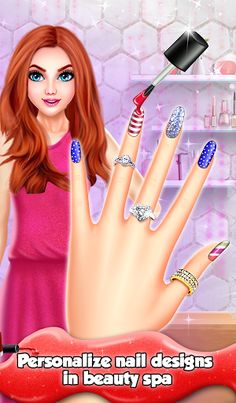 Christmas Nail Salon Makeover - Screenshot 1